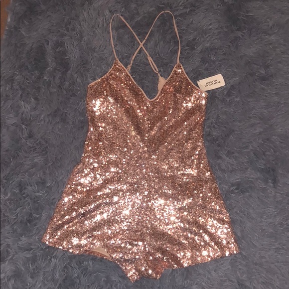 Forever 21 Pants - NWT Rose Gold Jumpsuit